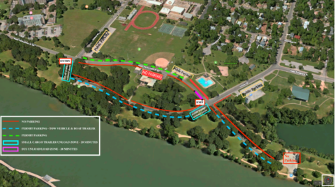 Venue parking detail | Austin Rowing Club